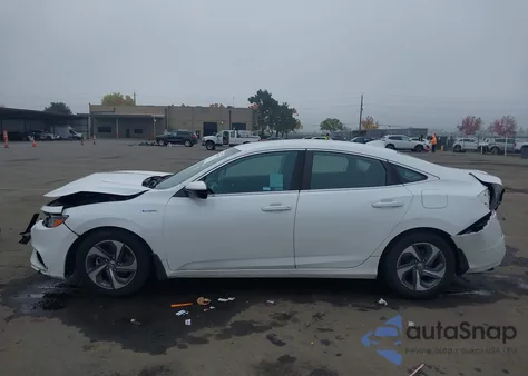 2019 Honda Insight Ex z USA, uszkodzony, nr VIN 19XZE4F54KE021334